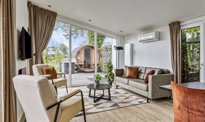 ESM Natuurlodge 4 Personen Wellness 85 Interieur Woonkamer 1