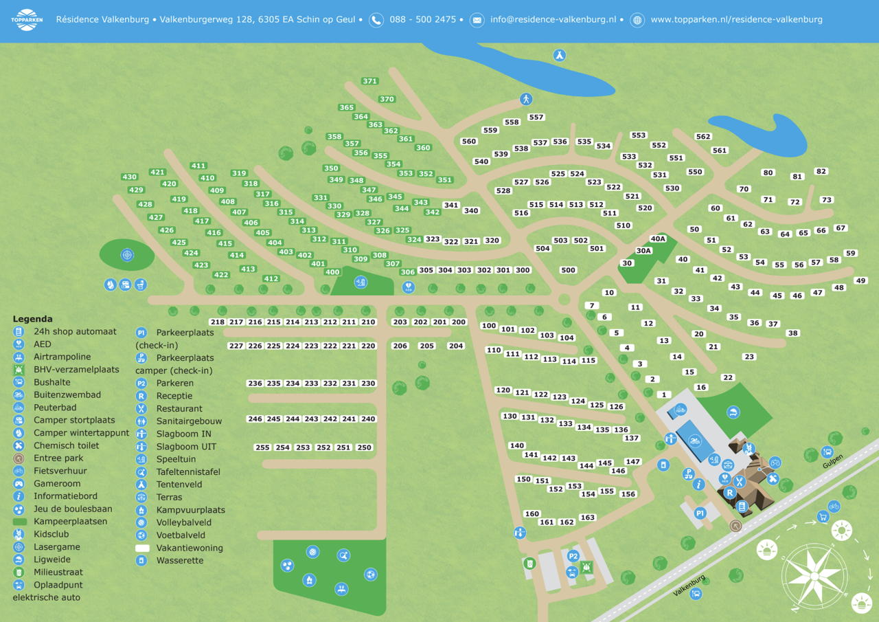 Plattegrond van Résidence Valkenburg